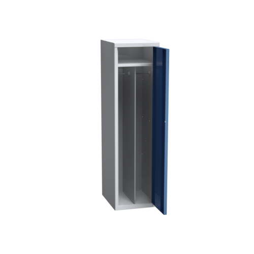 Taquilla metálica de vestuario de 1 puerta 40cm