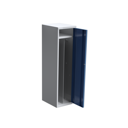 Taquilla metálica de vestuario de 1 puerta 40 cm abierta