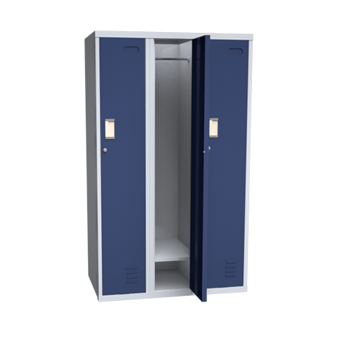 Conjunto taquillas metálicas de 3 puertas