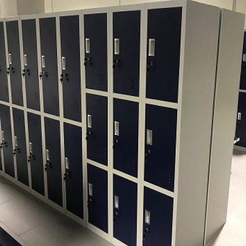 3-door metal locker