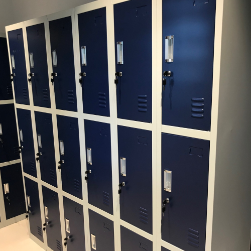 3-door metal locker