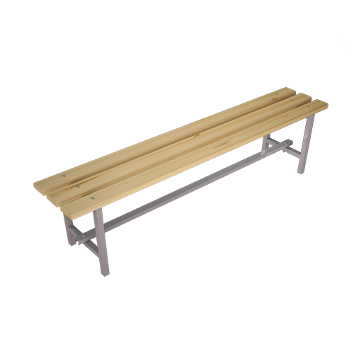 banco vestuario madera 150x30x43cm