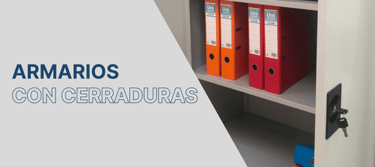 Armarios metálicos con cerradura para oficinas