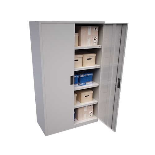 Armario metálico de puertas abatibles