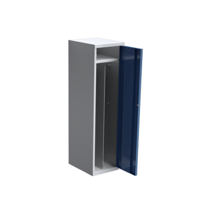 Taquilla metálica de vestuario de 1 puerta 40 cm abierta 