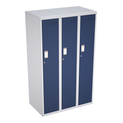 Módulo taquillas metálicas de 3 puertas
