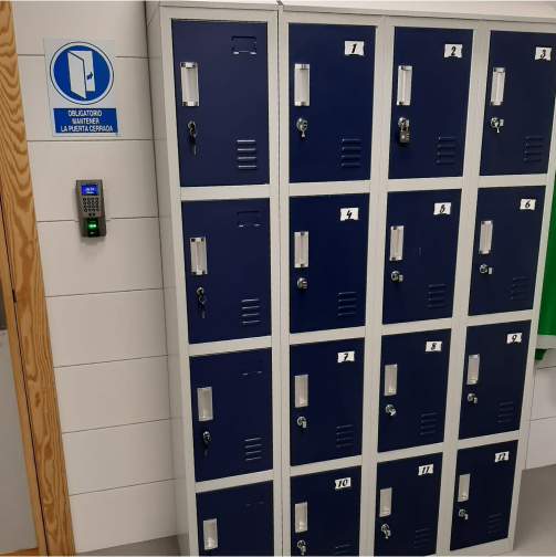 Taquillas metálicas L10 4 puertas