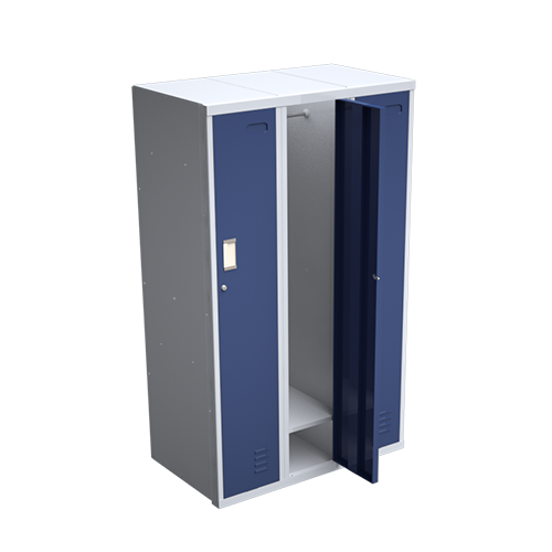 Bloque de taquillas metálicas de 3 puertas